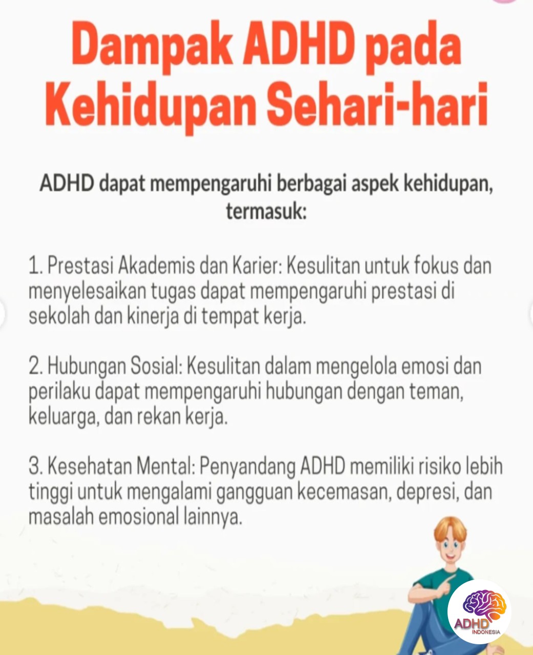 ADHD dan Hubungan Sosial Anak di Lingkungan Sekolah di Kota Depok