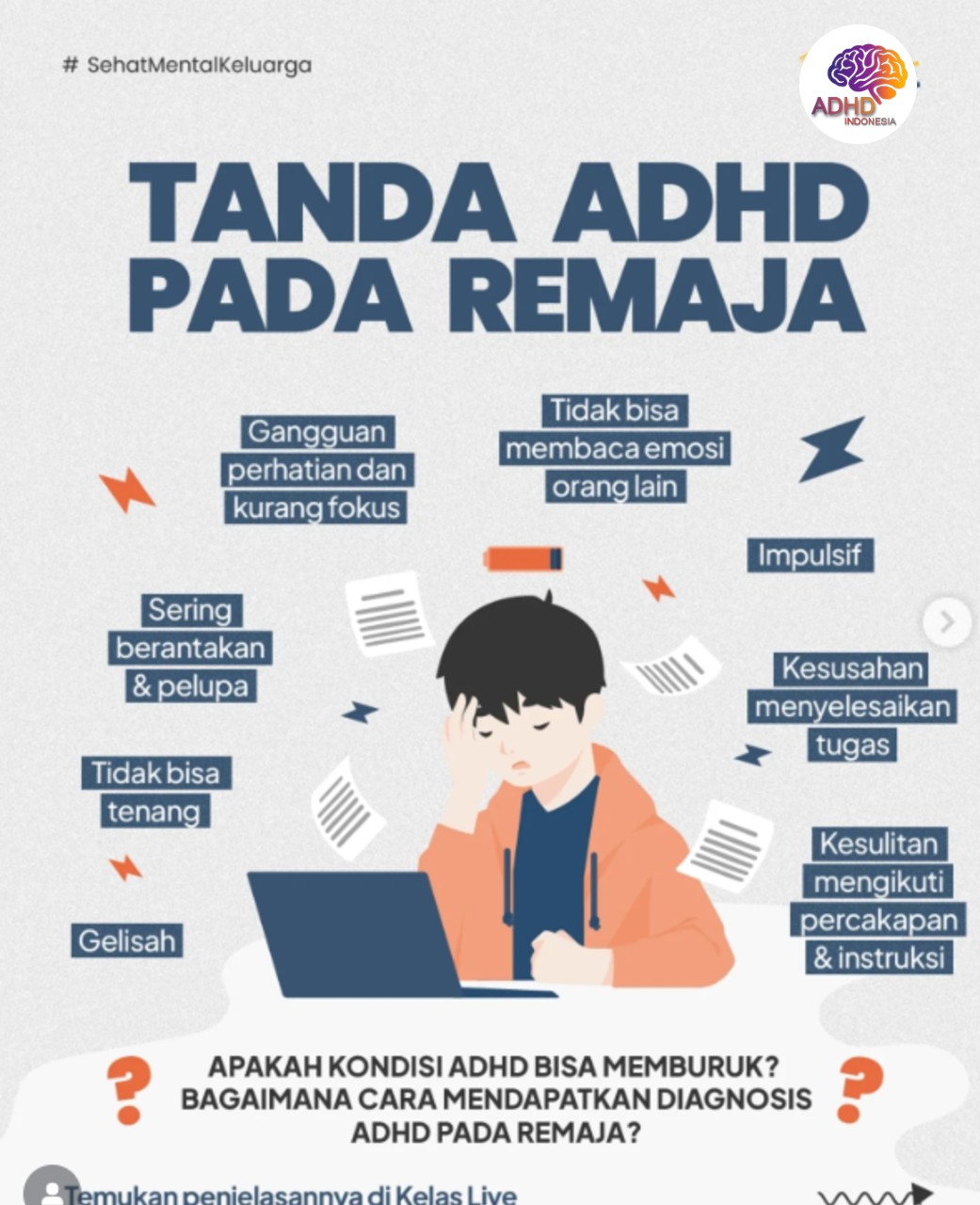 Screening ADHD Non-Diagnostik: Edukasi Awal bagi Orang Tua di Kota Depok
